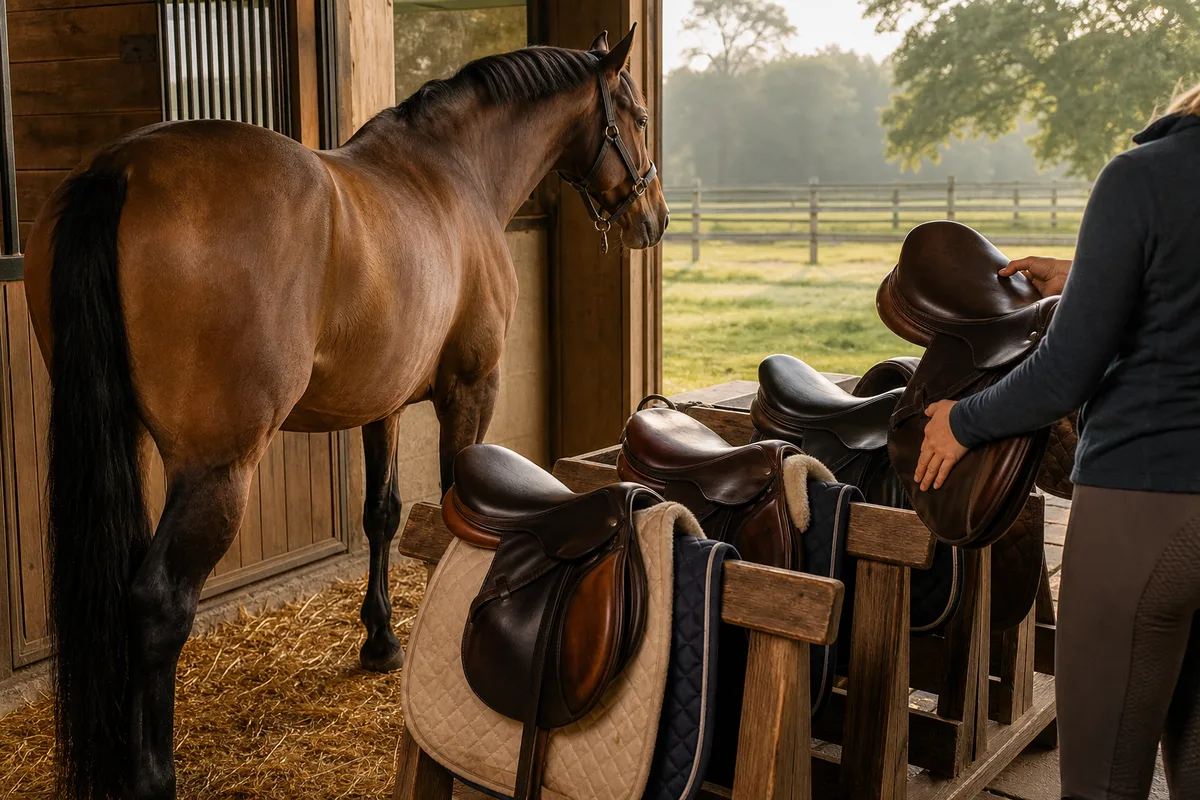 Choisir une selle adaptée au cheval et au cavalier